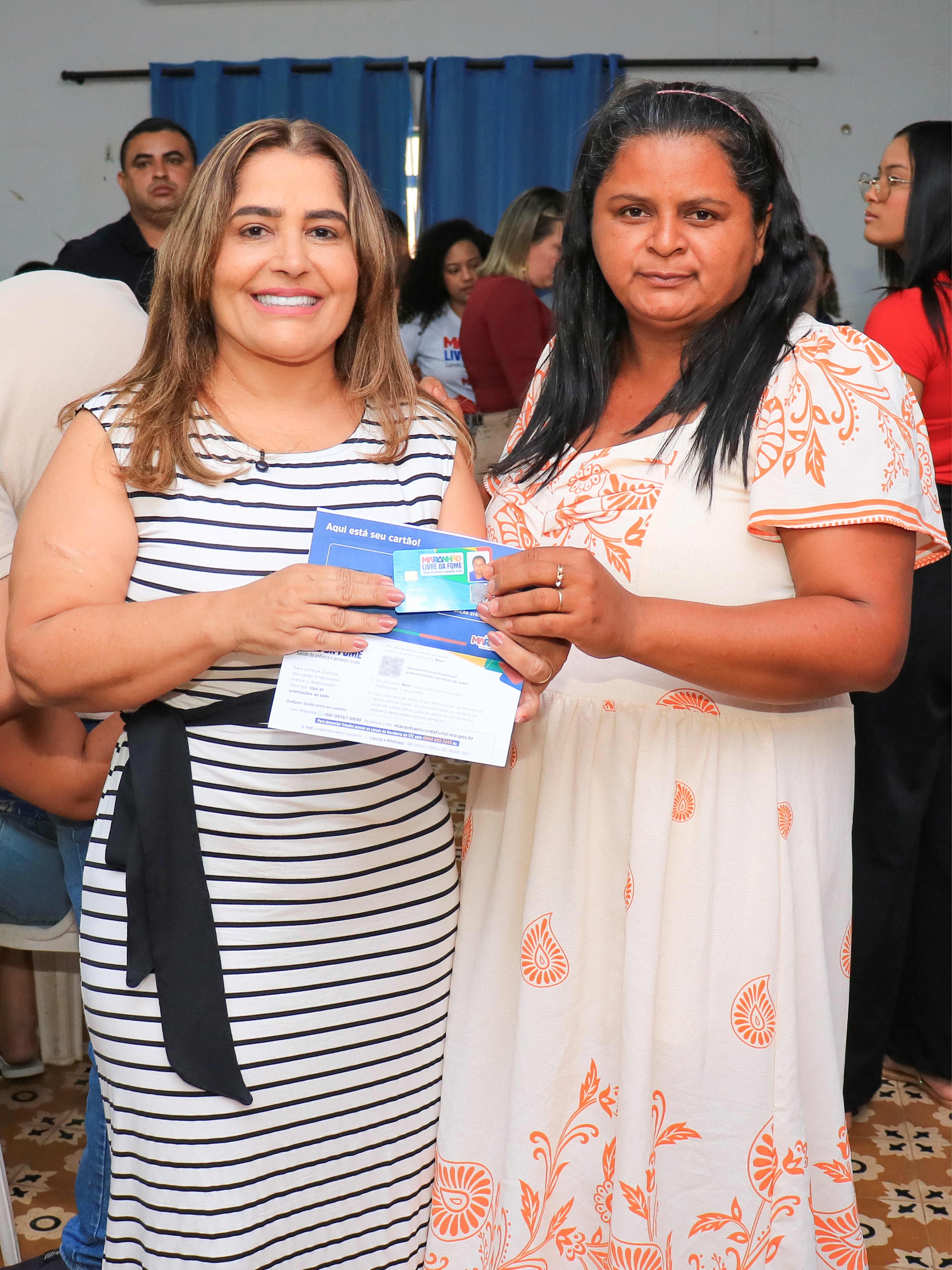 Entrega dos cartões do programa Maranhão Livre da Fome em Riachão