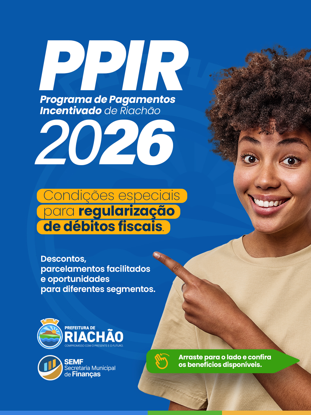 Prefeitura de Riachão lança PPIR 2026 com condições especiais para regularização de débitos